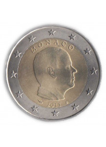 2011- 2 Euro MONACO Principe Alberto II Monaco Fdc